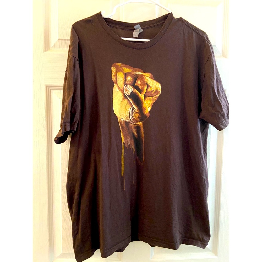 Power Is Brown Tee by ATB Fine Art Group (XL)